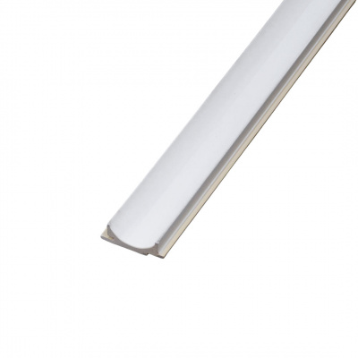 P.Tech Small Konkav Wpc Panel Ivory 15x50x2900mm with 3pc Clip