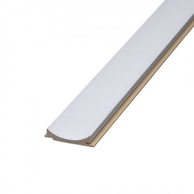 P.Tech Medium Konkav Wpc Panel Ivory 15x70x2900mm with 3pc Clip