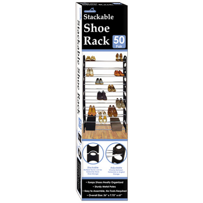 Euroware  50-Pair Shoe Rack