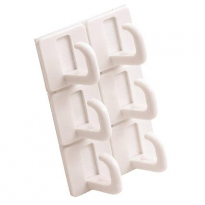 Prosource Adhesive Plastic Cup Hook