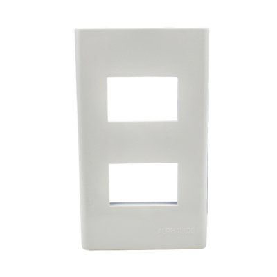Alphalux 2 Gang Plate