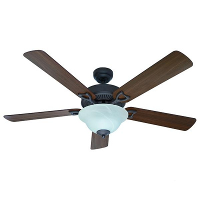 Kaze 52in Erigor Brushed Chrome Ceiling Fan with Light