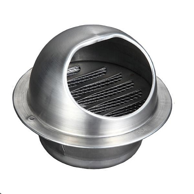 Kaze Dome Airvent Rnd 100mm Stainless Steel 