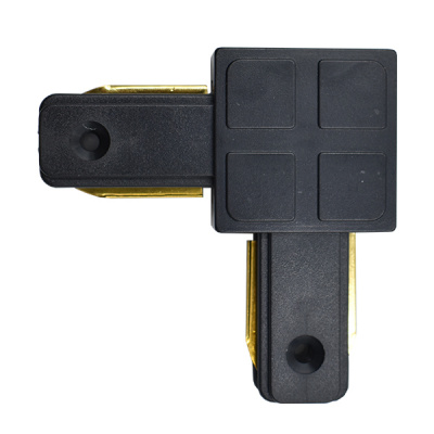 Alphalux Trackbar Connector L Shape Bla