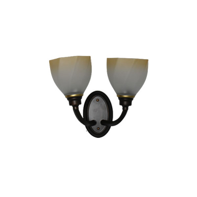Alphalux Wall Lamp 2xe27 Antique Bronze