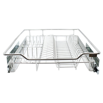 Sefa Plates and Saucers Pull-Out Basket with Drip Pan 42x45x11cm