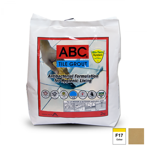 ABC Tile Grout 2kg F17 Ocher