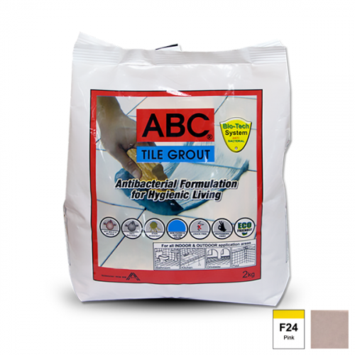 ABC Tile Grout 2kg F24 Pink