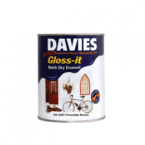Davies Gloss-It Dv 4493 1L Chocolate Brown