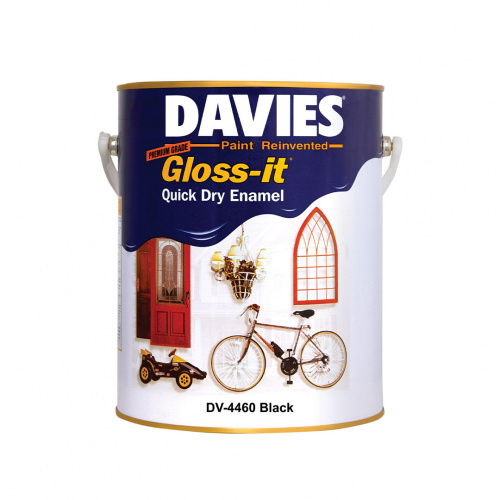 Davies Gloss-It Dv 4460 4L Black