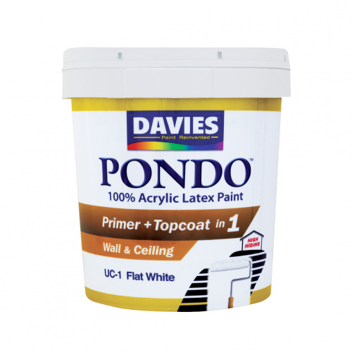 Davies Pondo Uc-1 16Liters White Flat Latex
