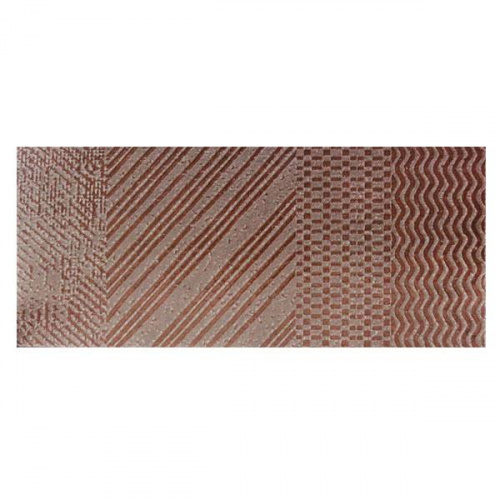 Naxos Raku Symbol Copper Matte Decor Wall Tile 26x60.5cm