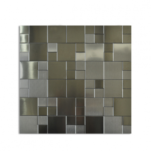Picasso Scarlet Series Stainless Steel Mosaic Tile 300x300mm
