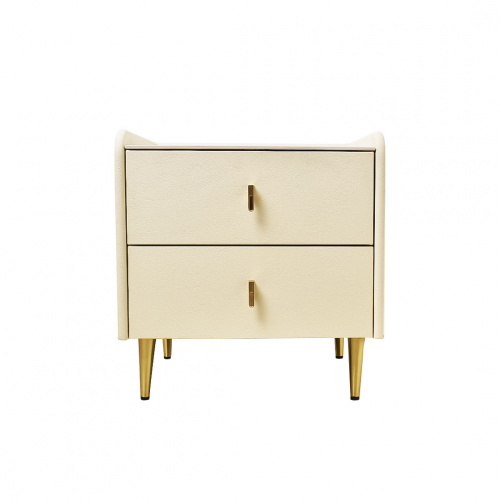 Nobizzi Ornate White Side Table 45x42x47cm