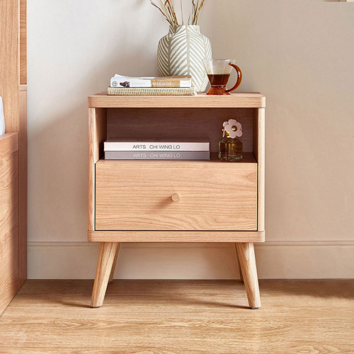 Heim Freya Scandinavian Wooden Side Table
