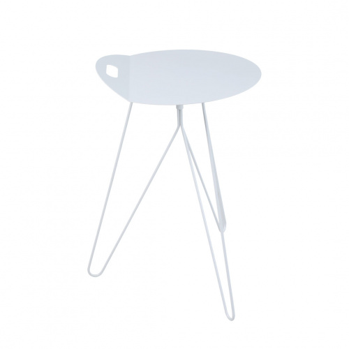 Heim Moon Side Table White