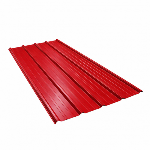 P.Tech Rib Type Colored Steel Roof Crimson Red 0.4x1040x3660x25mm