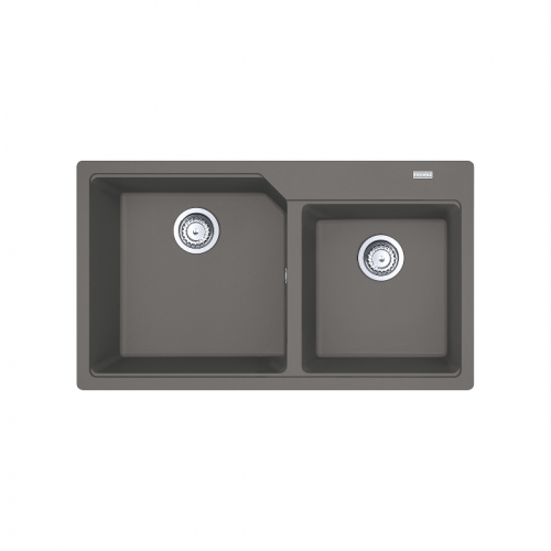 Franke Urban Kitchen Sink Granite Double Bowl UBG 620-86 Stone Grey