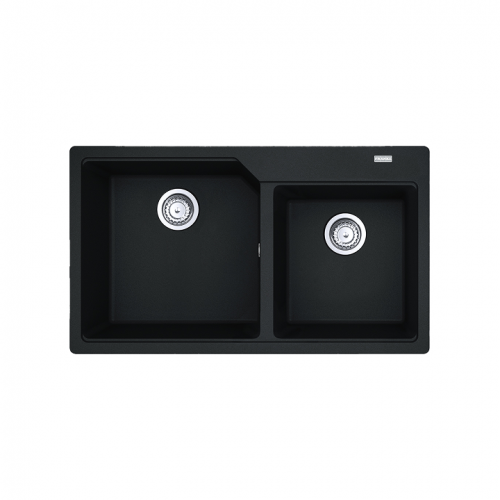 Franke Urban Kitchen Sink Granite Double Bowl UBG 620-86 - Onyx