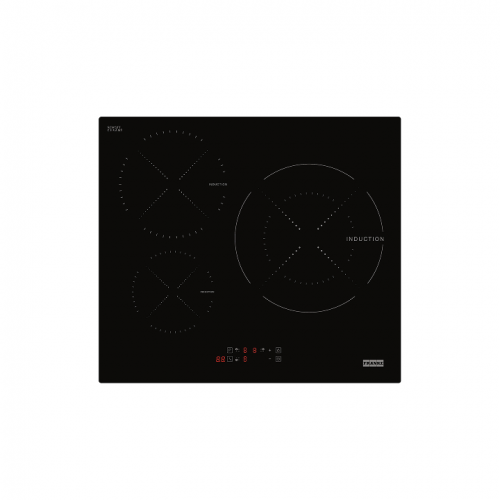 Franke Induction Hob 3-Zone Buil-In Tempered Glass Black - FIH6310