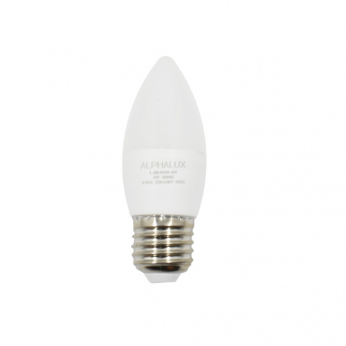 Alphalux Led Candle Bulb 4w Warm White 3000k E27