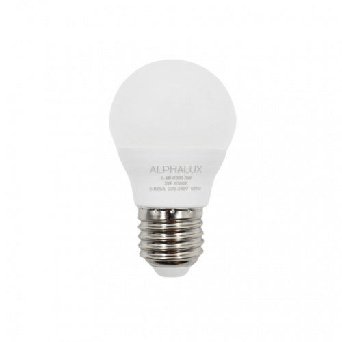 Alphalux Led Bundle Pack Of 4 E27 3w Day Light 