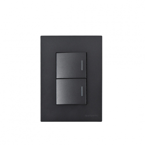 Alphalux Breit Series 2gang Switch 10A