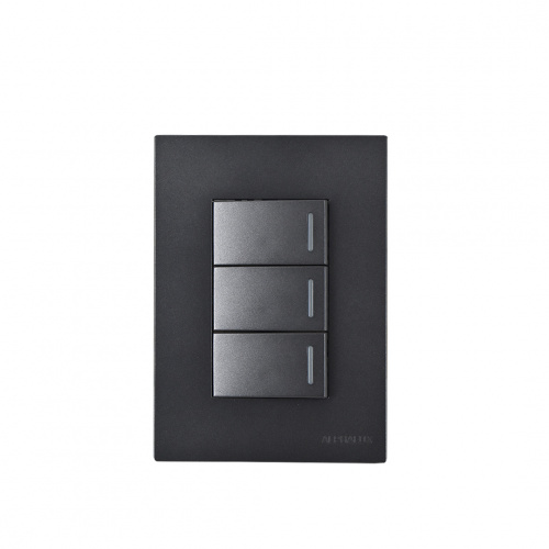 Alphalux Breit Series 3gang Switch 10A