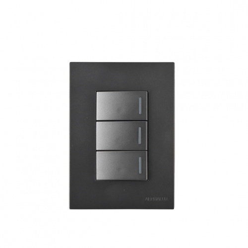Alphalux Breit Series 3gang Switch 10A