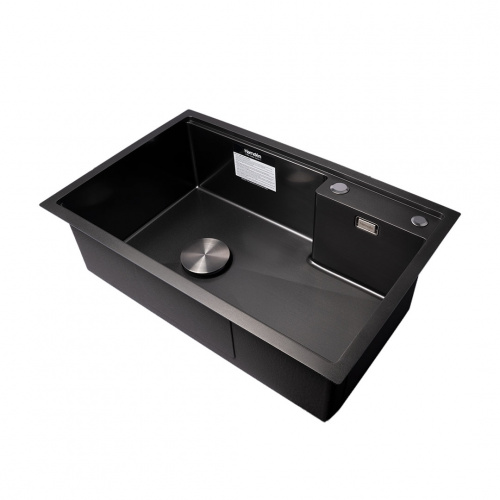 Hamden Clyde Single Bowl Topmount SS Kitchen Sink with Chopping Board 700x450x210mm