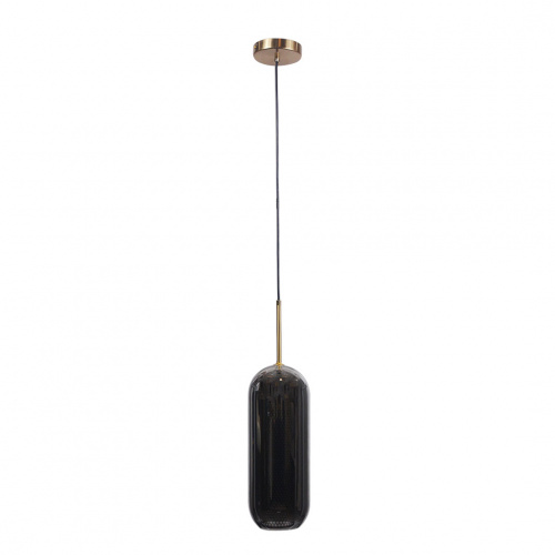 Alphalux Modern Pendant Lamp 1xe27 Clear+Brass