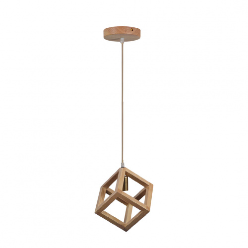Alphalux Rustic Pendant Lamp 1xe27 Wood