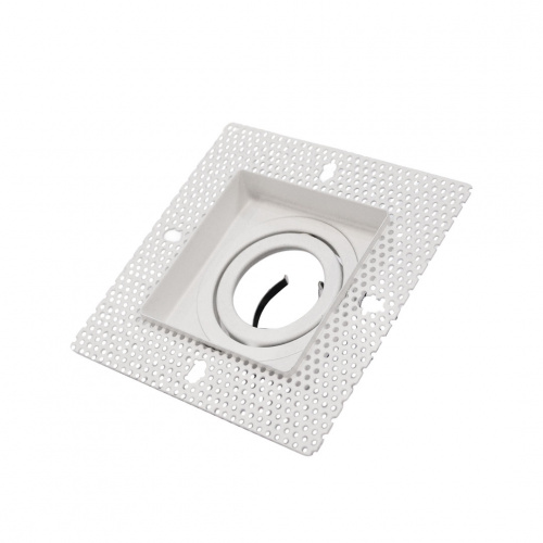 Alphalux Maxima White Anti Glare Mr16 Recessed Downlight Square 1xGu10