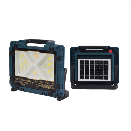 Alphalux Adam Led Rechargeable/Solar Work Light Blue