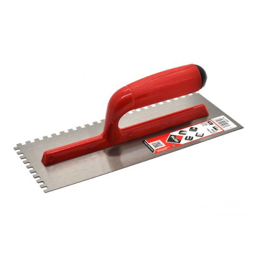Rubi Steel Notched Trowel 11in (28cm) 1/4x1/4 (6x6mm)
