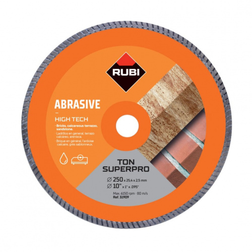 Rubi 31909 Ton 250 10in Super Pro