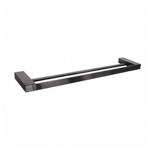 Atelier Rombo Gun Metal Double Towel Bar