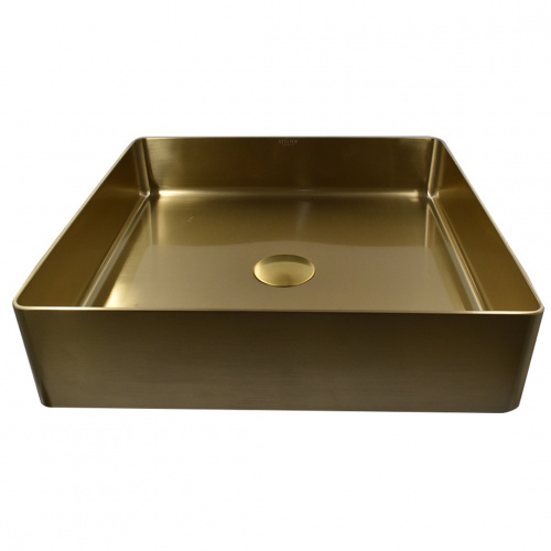 Atelier Rombo Square Sink With Pop up Drain