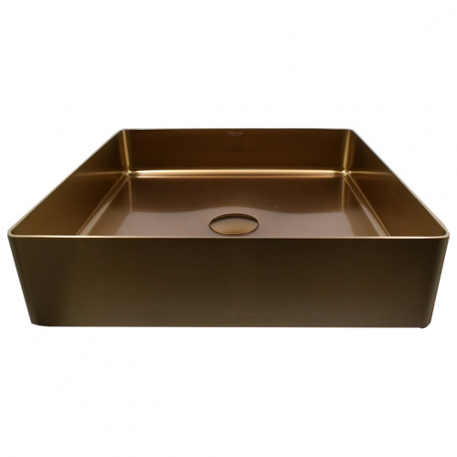 Atelier Rombo Square Sink With Pop up Drain