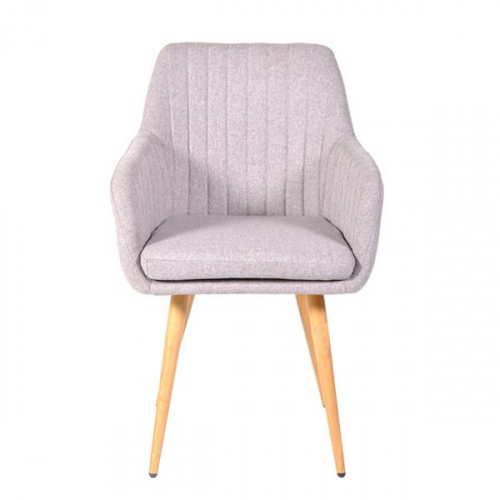 Heim Mia Dining Chair Gray Fabric 56x60x89cm