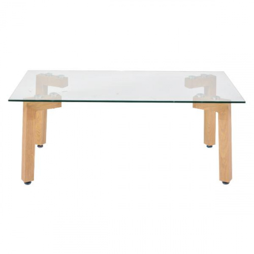 Heim Mee Center Table T.Glass/Metal 110x60x45cm