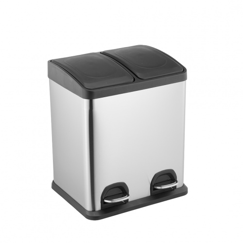 Ezweep Double Pedal Trash Bin