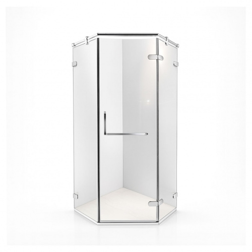 Atelier Dubienn Two Fixed and One Open Door Shower Enclosure
