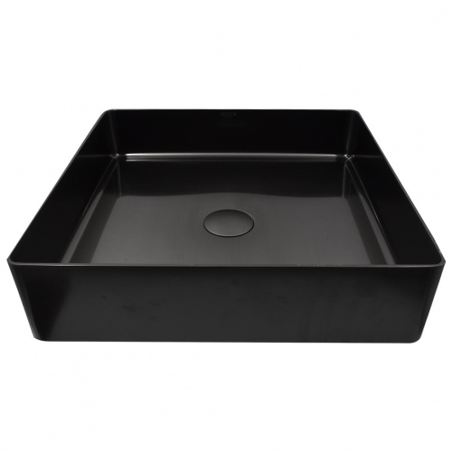 Pozzi Atelier Rombo Square Sink Gun Metal