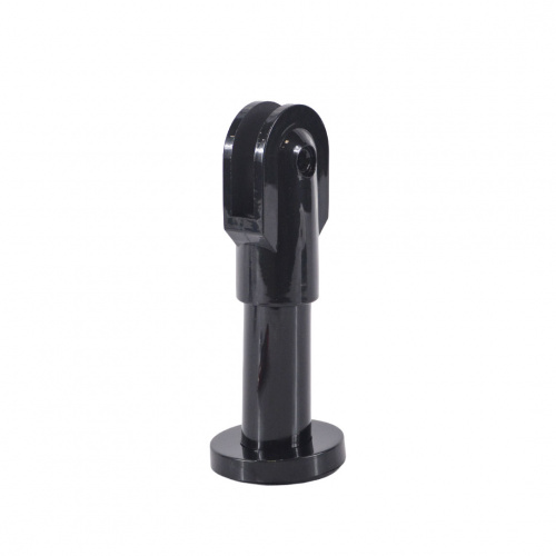P.Tech Partition Hardware Support Leg Black 70x70x204mm