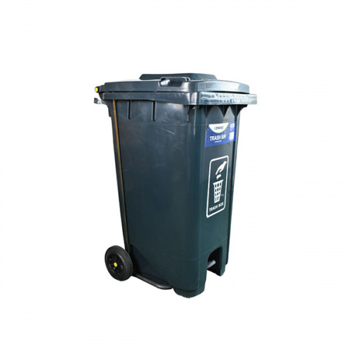 Ezweep Outdoor Pedal Trash Bin 240L