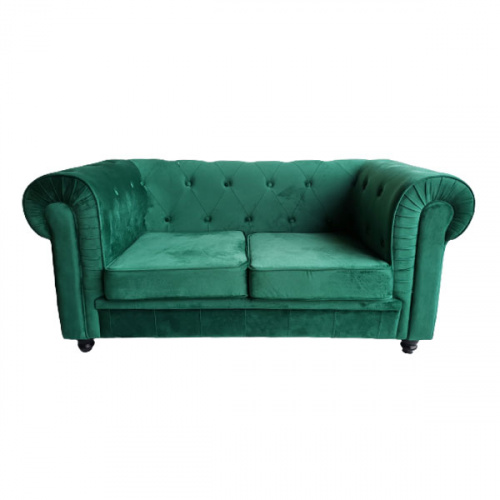 Heim Marseille 2-Seater Sofa Green 158x82x72cm