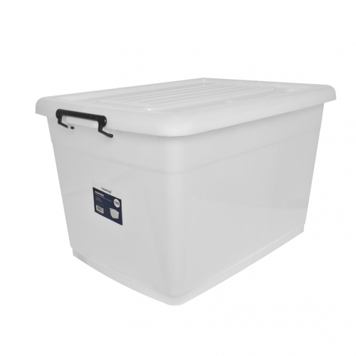 Ezweep Kontena Wheeled Storage Container With Lid 120L