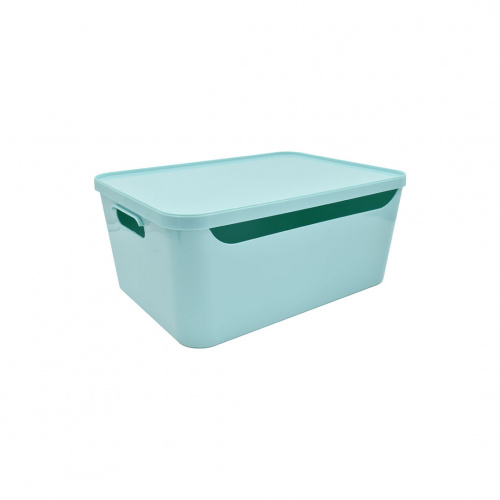 Heim Caja Storage Container with Lid Sea Green 10L