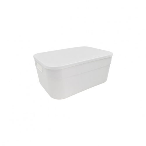Heim Lada Storage Container with Lid White 7L